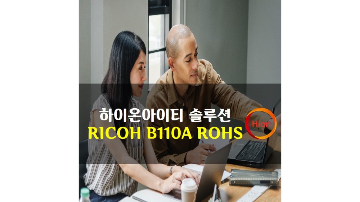 RICOH B110A ROHS(Restriction of Hazardous Substances Directive)
